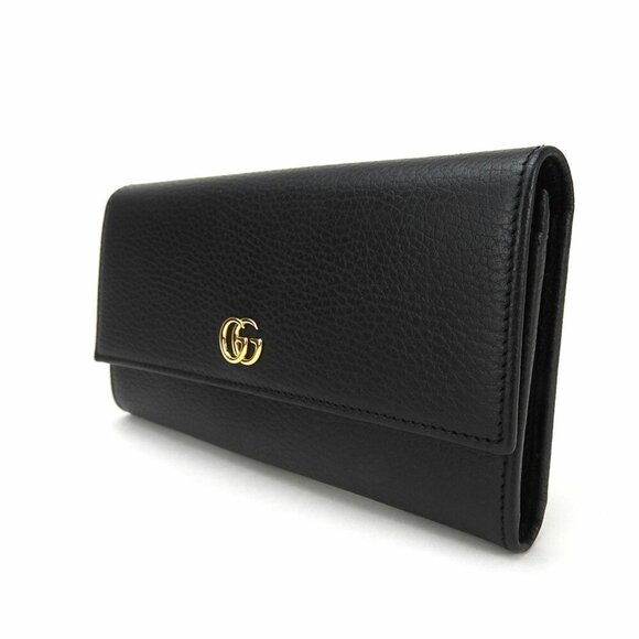 GUCCI Black Leather GG Marmont Wallet - Picture 2 of 7